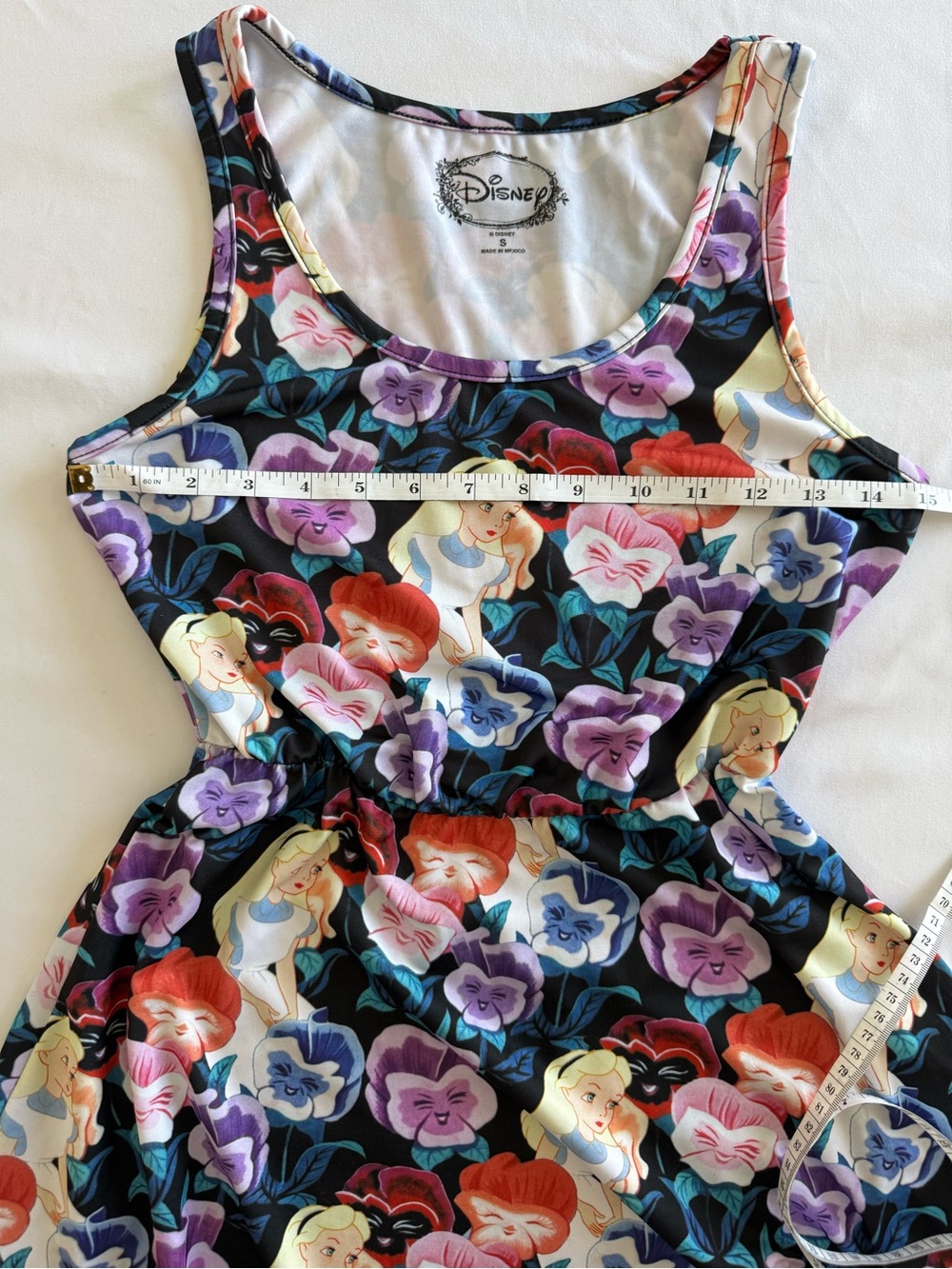 Hot Topic Disney Alice in Wonderland Floral Print dress - Picture 4 of 7